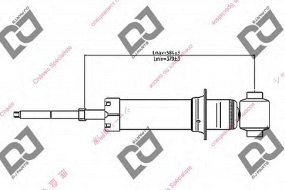 DJ PARTS ds1405gt -  Амортизатор